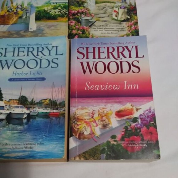 Sherryl Woods Lot of 6 Paperback Books - Harbor Light- Seaview Inn- Beach Home - Picture 4 of 12